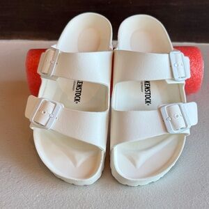 Birkenstock White Double-Strap Sandals